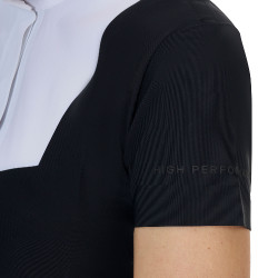 Polo de concurso mujer Equestro Ridertechnology manga corta
