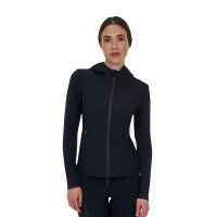 Sudadera técnica mujer Equestro Ridertechnology con capucha