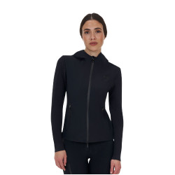 Sudadera técnica mujer Equestro Ridertechnology con capucha