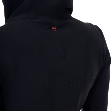 Sudadera técnica mujer Equestro Ridertechnology con capucha