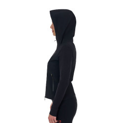 Sudadera técnica mujer Equestro Ridertechnology con capucha