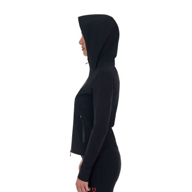 Sudadera técnica mujer Equestro Ridertechnology con capucha