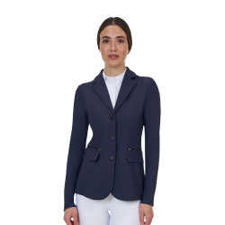 Chaqueta de concurso para mujer Equestro Ridertechnology costuras termoselladas