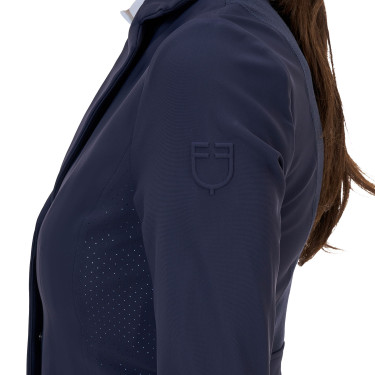 Chaqueta de concurso para mujer Equestro Ridertechnology costuras termoselladas