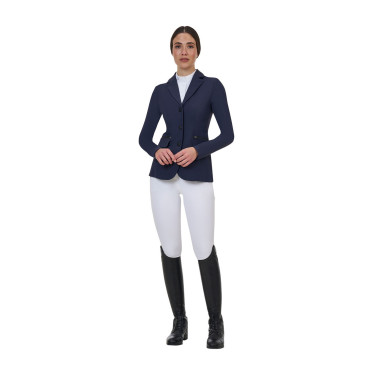 Chaqueta de concurso para mujer Equestro Ridertechnology costuras termoselladas