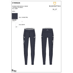 Leggings de mujer con decoraciones perforadas