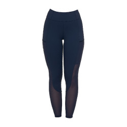 Leggings de mujer full grip con inserciones perforadas Americana marina Azul marino