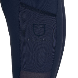 Leggings de mujer full grip con inserciones perforadas Americana marina Azul marino