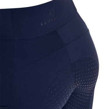 Leggings de mujer full grip con inserciones perforadas Americana marina Azul marino