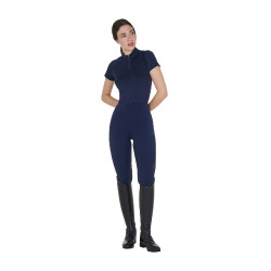 Leggings de mujer full grip con inserciones perforadas Americana marina Azul marino