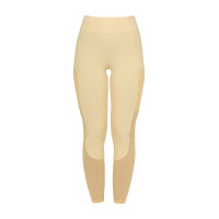 Leggings de mujer full grip con inserciones perforadas Blanco
