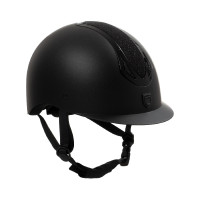 Casco de mujer Azael Stone visera estrecha homologación EN 1384-2023