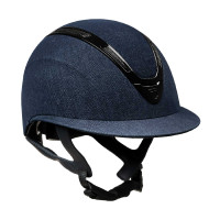 Casco Apocalypse mujer calota revestida en tejido homologación EN 1384-2023