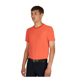 Camiseta de entrenamiento para hombre en tejido técnico con microperforaciones
