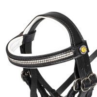 Brida para caballo de juguete con acolchado blanco Rock Sheet