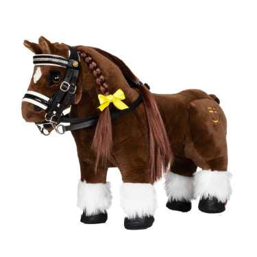Brida para caballo de juguete con acolchado blanco Rock Sheet
