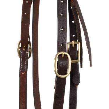 Testera western con frontalera lisa