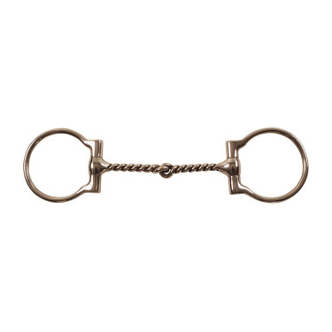 Freno Western D Torcido de acero inoxidable grueso