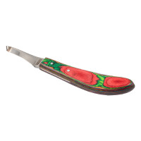 Cuchillo para cascos con hoja curva