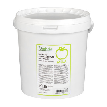 Galleta vegetal para caballos sabor manzana 2,5 kg