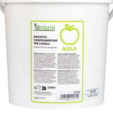 Galleta vegetal para caballos sabor manzana 2,5 kg