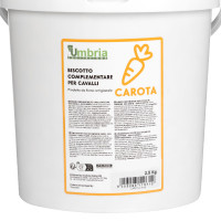 Galleta vegetal para caballos sabor zanahoria 2,5 kg