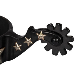 Espuelas Western bruñidas 6 estrellas