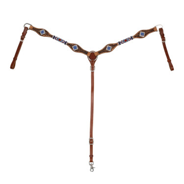 Pechera con adornos de rombos