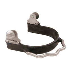 Espuelas Western Barrel negras