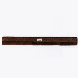 Funda para riendas de piel sintética Narvik (60 cm) Castaño Marr&amp;amp;amp;oacute;n