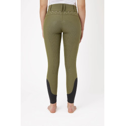 Pantalones de Montar con Cintura Alta y Agarre Completo con Cristales para Mujer Horze