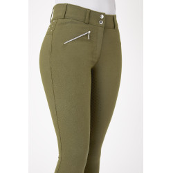 Pantalones de Montar con Cintura Alta y Agarre Completo con Cristales para Mujer Horze