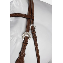 Futurity brida tipo western cabestro anudado con conchos Futurity brida tipo western cabestro anudado con conchos