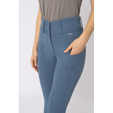 Pantalón de equitación de talle alto con culera completa grip Sophie mujer Horze