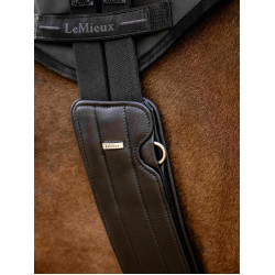 Cincha Hunter con forro extraíble antideslizante negro LeMieux