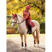 LeMieux Cuadra GP de Ante Reflectante Russet Naranja