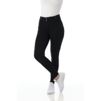 Pantalón softshell Equitheme Kitzbuhl con culera de silicona Negro