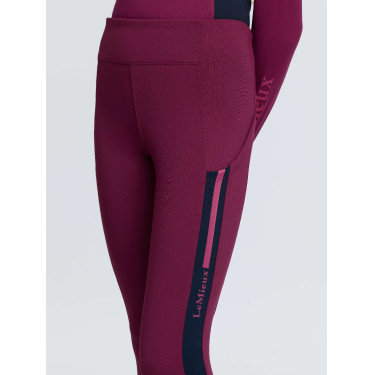 Pantalón de equitación Young Rider LeMieux Orla Harlow Coral Crush Mora Burdeos