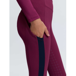 Pantalón de equitación Young Rider LeMieux Orla Harlow Coral Crush Mora Burdeos