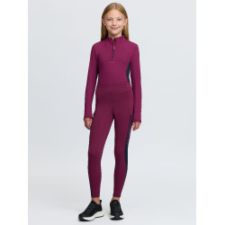 Pantalón de equitación Young Rider LeMieux Orla Harlow Coral Crush Mora Burdeos