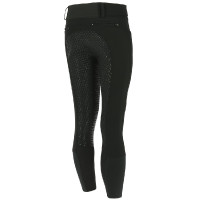 Pantalón softshell Equitheme Zermatt con culera de silicona Negro
