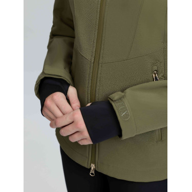 Softshell Jas LeMieux Celine Verde sauce Kaki