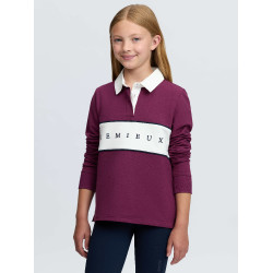 Polo de rugby LeMieux Young Rider Riley Mora Burdeos