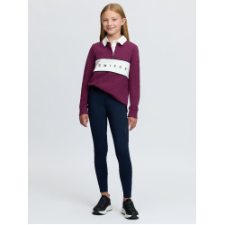 Polo de rugby LeMieux Young Rider Riley Mora Burdeos
