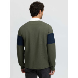 Polo de rugby LeMieux hombre Oliva Verde
