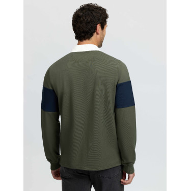 Polo de rugby LeMieux hombre Oliva Verde