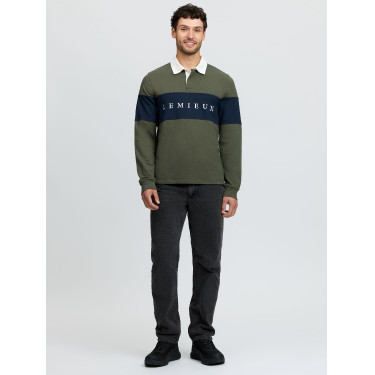 Polo de rugby LeMieux hombre Oliva Verde