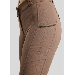 Pantalones de Montar MOVeronica Golden Quartz Crystaltape con bolsillos para móvil color marrón nougat F/G Montar