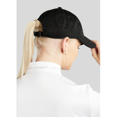 Gorra de algodón MoBea con bordado de logo tono sobre tono Blush Montar Gorra de algodón MoBea con bordado de logo tono sobre tono Blush Montar