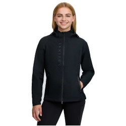 Chaqueta impermeable Tessa para joven jinete negra LeMieux